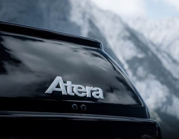 Atera* Baúl de techo Casar L,negro brillante