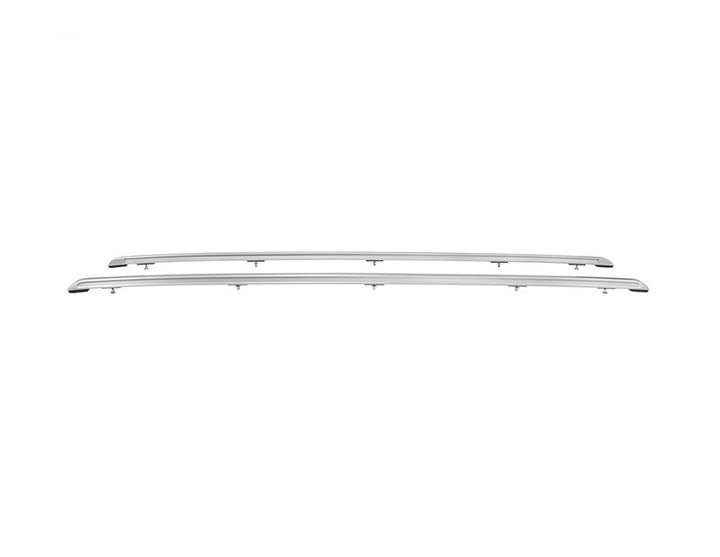 Original Ford Transit/Tourneo Connect Barras longitudinales portaequipajes para techo en color plata.