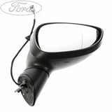 Espejo retrovisor lateral delantero O/S (lado del pasajero) original para Ford Fiesta 1753801
