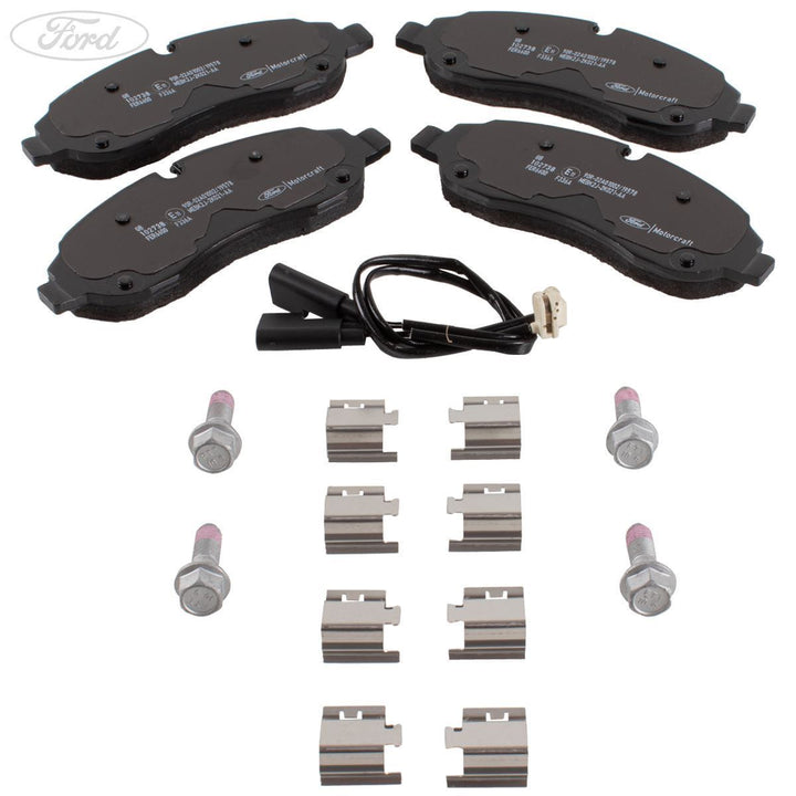 Ford Transit Custom Kit Forro Freno Delantero Motorcraft Negro 2600764