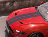 Original Ford Mustang Franjas de competición para la línea superior del vehículo