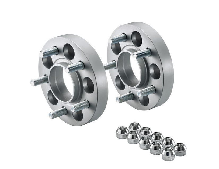 MUSTANGMACHE EIBACH®* JUEGO DE ESPACIADORES PRO SEPARADOR DE RUEDAS SYSTEM 4, ACABADO ANODIZADO PLATEADO