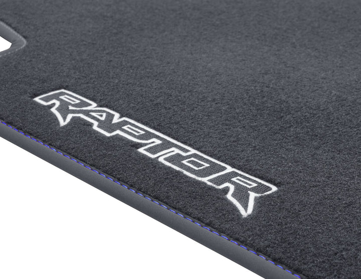 Original Ford Ranger 02/2019-06/2022 Alfombrillas de terciopelo color negro