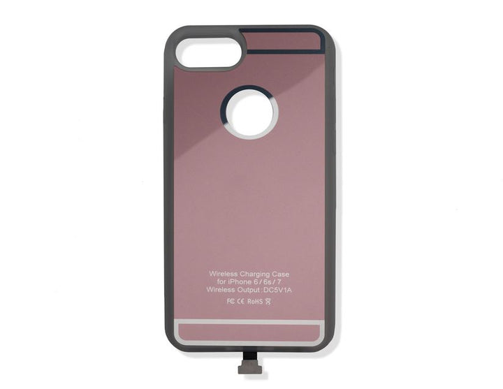 ACV* Funda de carga Qi para iPhone® 6/6S/7, en color oro rosa.