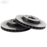 Discos de freno delanteros ventilados de 278 mm originales para Ford Focus C-Max  1790221
