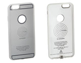 ACV* Funda de carga Qi para iPhone® 6/6S, en color plata.
