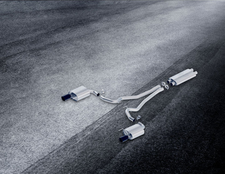 Sistema de escape deportivo acero inoxidable salida cromada Mustang 5.0 4V DOHC 2015–2018 Ford Performance