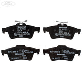 Kit de pastilla de freno trasera con pinza Motorcraft original para Ford Transit Connect 2177229