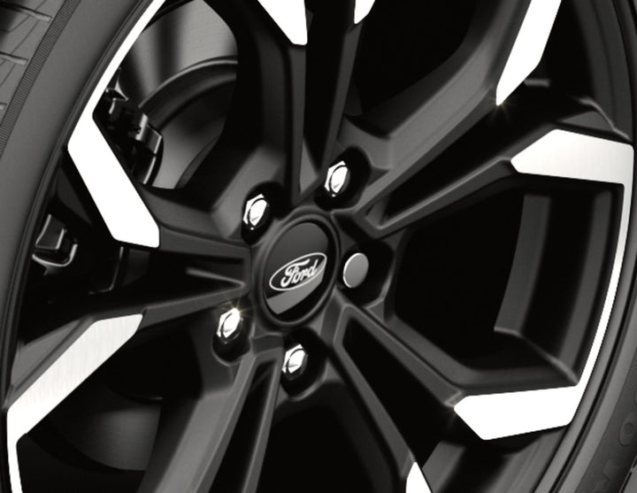 Juego de tornillos antirrobo para llantas de aleación.