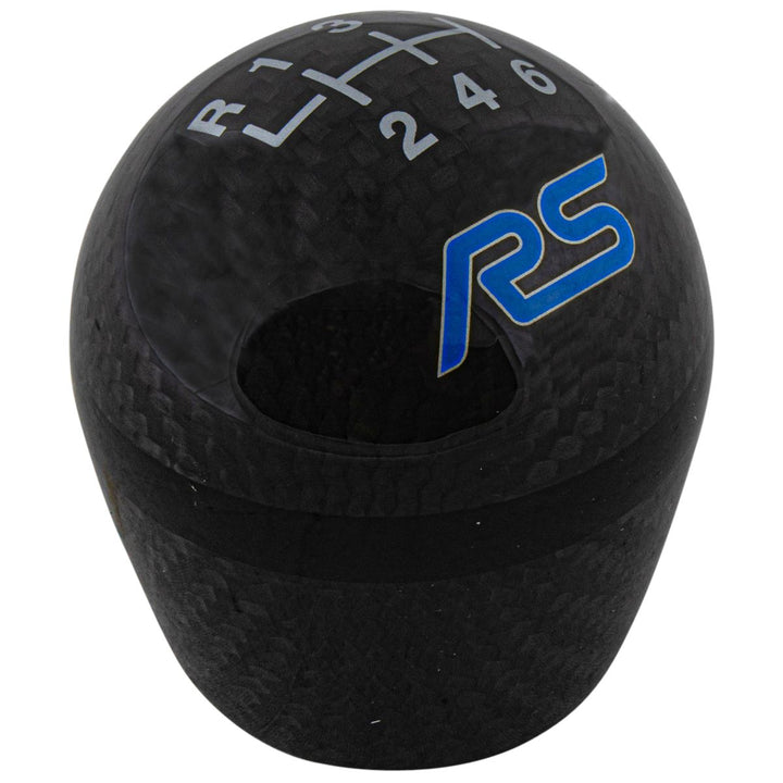 Focus Pomo de palanca de cambios Performance con logo Ford RS en color azul.
