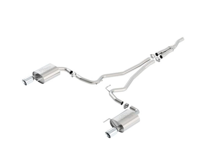Sistema de escape Y-Pipe deportivo acero inoxidable salidas cromadas Mustang 2.3 EcoBoost 2015–2018 Ford Performance