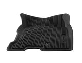 Kuga Alfombrillas de goma delanteras, negras, estilo bandeja con bordes elevados.