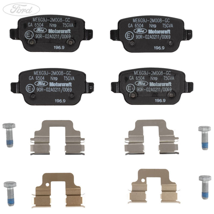Juego de pastillas de freno traseras original Ford Kuga Motorcraft 2008 2012 1917249