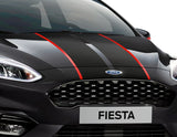 Original Ford Fiesta desde 07/2017 Bandas deportivas para el capó