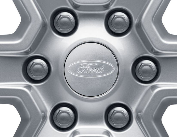 Original Ford Ranger 2011+ Tapacubos central de rueda de aleación plateado x1 1732431