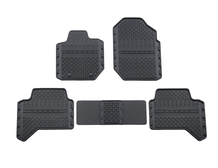 Original Ford Ranger 01/2012-06/2022 Alfombrillas de goma delanteras y traseras
