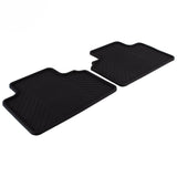 Transit Courier & Tourneo Courier Alfombrillas de goma traseras, en color negro.