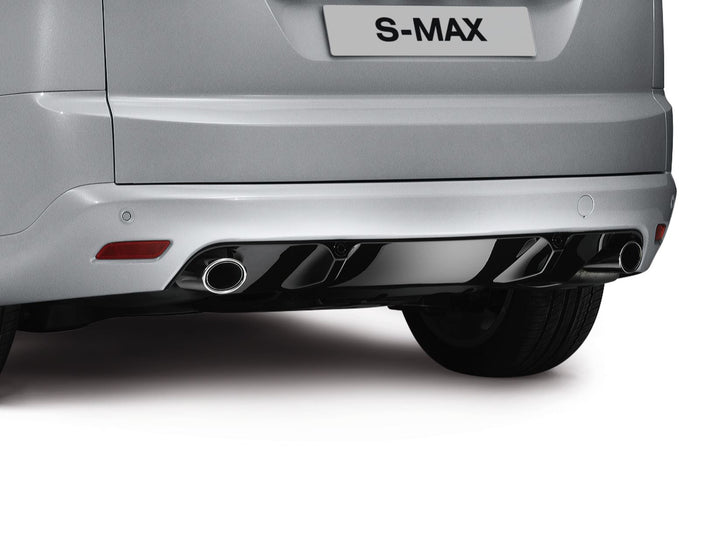 Original Ford S-MAX 03/2010-04/2015 Paragolpes trasero con difusor integrado.