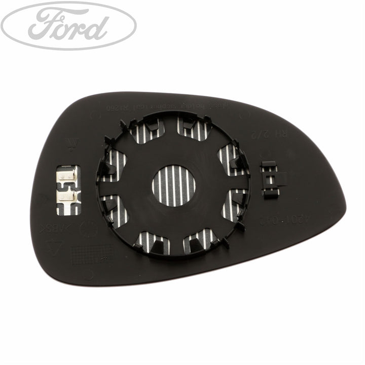 Cristal del espejo retrovisor derecho O/S (lado del pasajero) original para Ford Fiesta 1531440