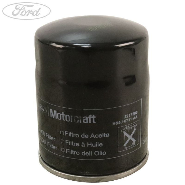 Filtro de aceite de rosca y sello original para Ford KA 1.2 Mpi de 4 cilindros 08-16 2217580
