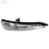 Indicador luminoso de la carcasa del espejo retrovisor lateral delantero O/S (lado del pasajero) original para Ford Fiesta 1748314