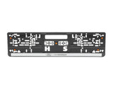 Original Ford Fiesta Focus Van 2019-2021 Soporte de matrícula plateado 2569822