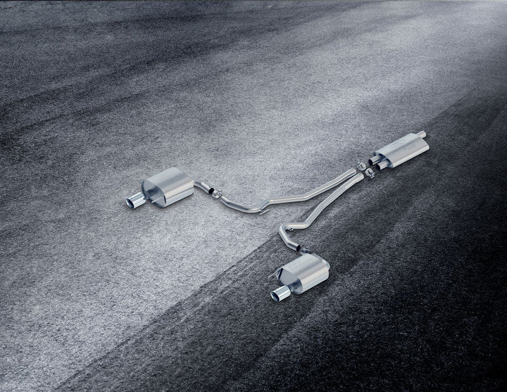 Sistema de escape deportivo acero inoxidable salidas cromadas Mustang 2.3 EcoBoost 2015–2018 Ford Performance