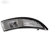 Indicador luminoso de la carcasa del espejo retrovisor lateral delantero O/S (lado del pasajero) original para Ford Fiesta 1748314