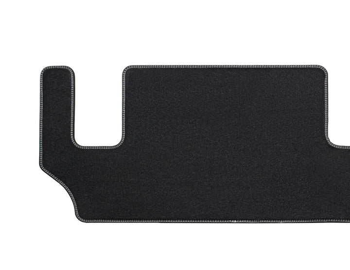 Transit Custom Alfombrillas de moqueta  traseras, en color negro, para la 3ª fila de asientos.