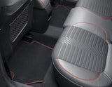 Original Ford Puma 2019+ Alfombrillas contorneadas de velour rojas 2478661