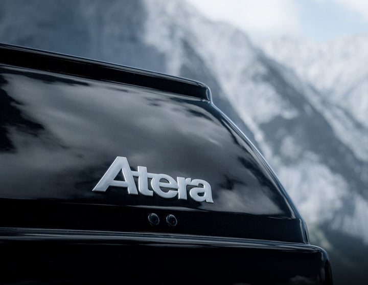 Atera* Baúl de techo Casar L,negro brillante