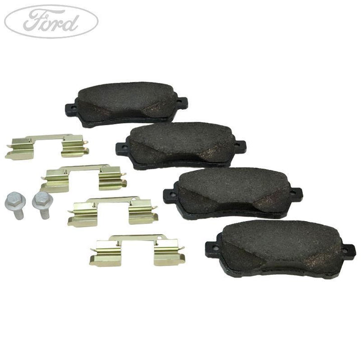 Kit de pastilla de freno delantera (incluye 4 tornillos) original para Ford Figo KA+ 06/2016- 2017679
