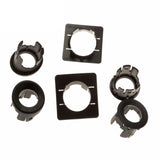 Ford Fiesta 2012-19 Retenedor Parachoques Trasero Negro 1818624