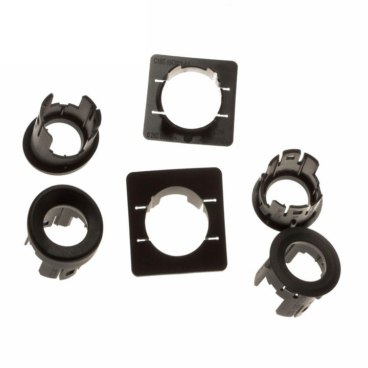 Ford Fiesta 2012-19 Retenedor Parachoques Trasero Negro 1818624