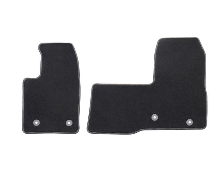 Original Ford Juego de alfombra de piso delantera velour negro AMkK2JB130B18SA3JA6 2362480