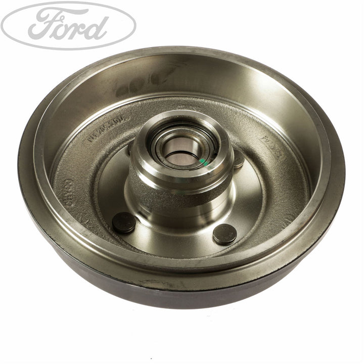 Tambor de freno trasero y buje de rueda de 203 mm (UNIDAD) original para Ford Fusion Fiesta V 1507055