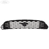 Parrilla del. Mustang negro carbono con emblema 03/2015- 1927986