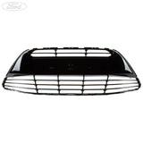 Ford C-Max 10-15 Cubierta Inferior Parrilla Alto Brillo Cromo Negra 1732885