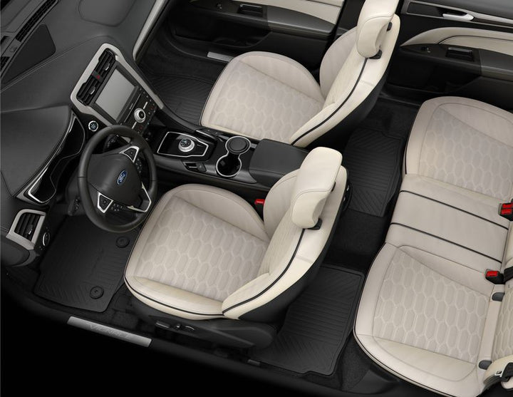 Original Ford Mondeo 2015-2022 Alfombrillas todo tiempo en forma de bandeja para el frente y atrás 2042217