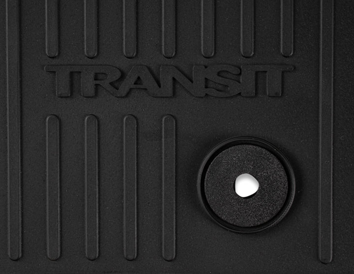 Tourneo Custom Alfombrillas de goma traseras, en color negro, para la segunda o tercera fila de asientos.