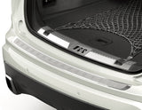 Original Ford Edge Lámina protectora de paragolpes trasero placa delineada de acero inoxidable pulido.