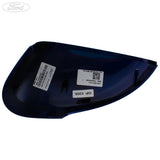Cubierta/carcasa para el espejo retrovisor de la puerta O/S (lado del pasajero) color azul deep impact original para Ford S-Max Galaxy 2182125