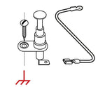 K&K* Interruptor de seguridad para el paragolpes para dispositivos ahuyentadores de martas M2700, M4700, M5700N y M9300.