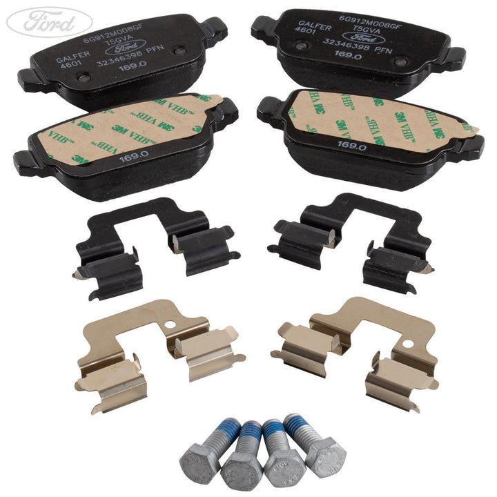 Juego de pastillas de freno traseras originales para Ford Focus Galaxy WA6 Mondeo S-Max 1756395
