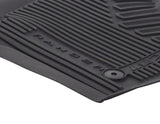 Kit de alfombrillas de goma delanteras y traseras Ranger manual 2022+ negro excepto Raptor y Platinum