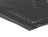 Kit de alfombrillas de goma delanteras y traseras Ranger manual 2022+ negro excepto Raptor y Platinum
