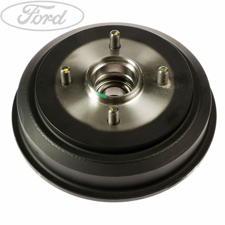 Tambor de freno trasero y buje de rueda de 203 mm (UNIDAD) original para Ford Fusion Fiesta V 1507055