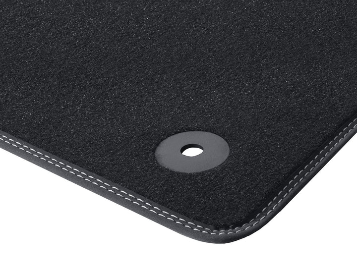 Original Ford Juego de alfombra de piso delantera Velour negro AMkK2JB130B18PA3JA6 2362469