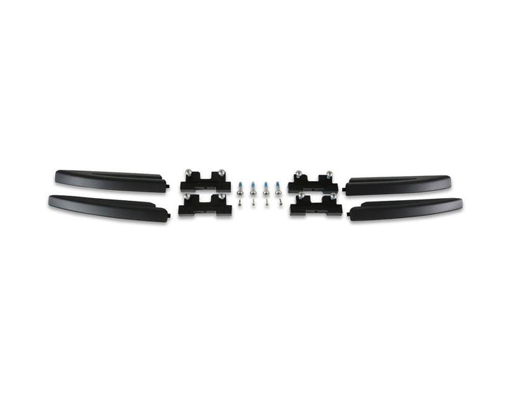 Original Ford B-MAX Barras longitudinales portaequipajes para techo en color plata/negro.