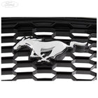 Parrilla del. Mustang negro carbono con emblema 03/2015- 1927986